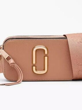 Marc Jacobs THE SNAPSHOT DTM Crossbody in Dusty Rose with Rose Gold Hardware